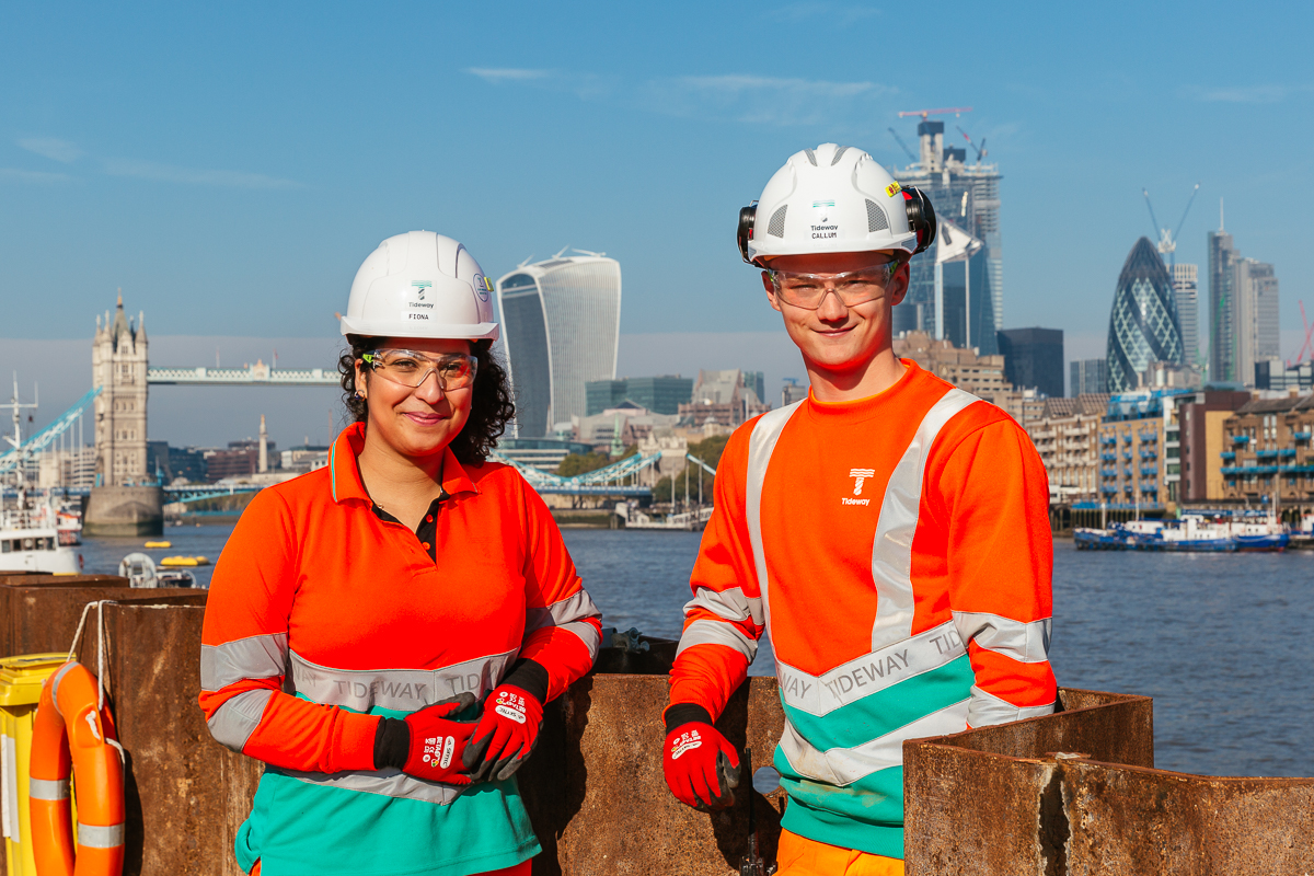 Teen engineer awarded 100th apprenticeship with London’s super sewer project