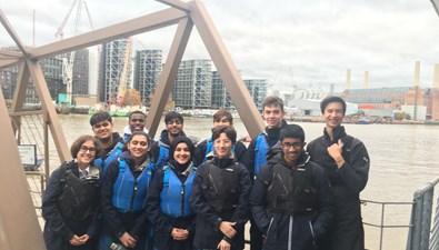 Harris Westminster students get connected with the Thames